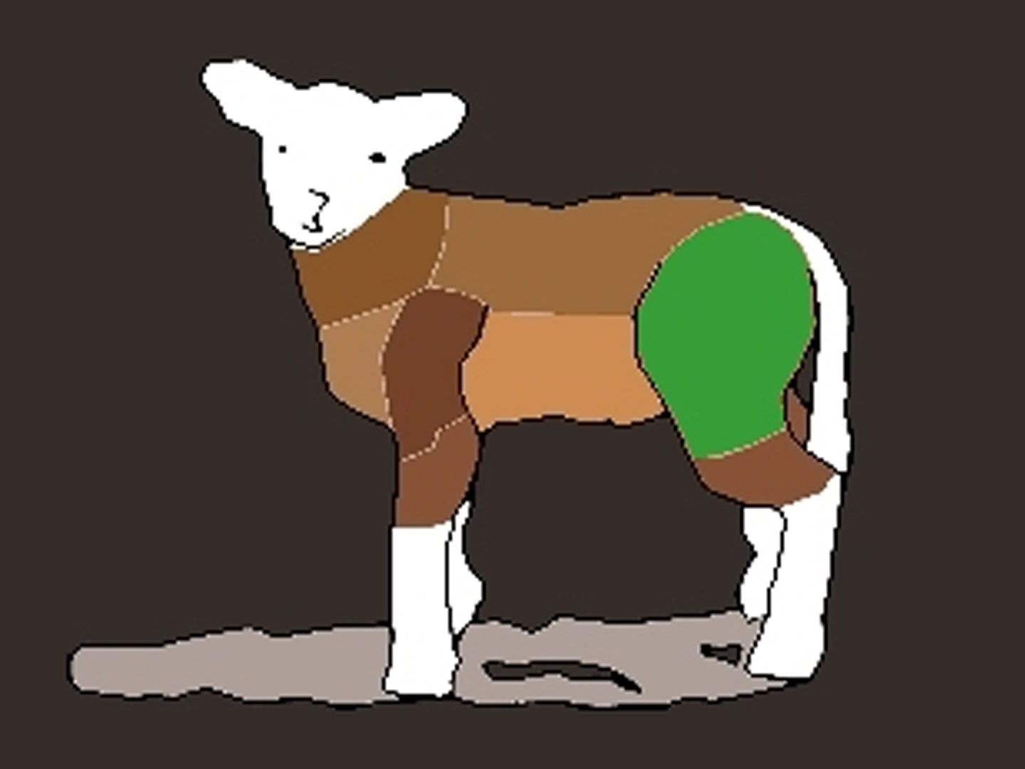 Lammkeule Lammkeule
